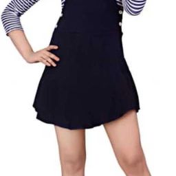 Women Blue Dungaree-image-1