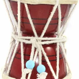 SG MUSICAL Religious & Traditional Handmade Decorated Lord Shiva Damroo (Multicolor) Damaru-image-43