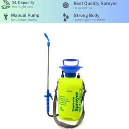 5 Ltr Manual High Pressure Garden Spray Agricultural Pump Machine | New43 5 L Hand Held Sprayer-picture-15