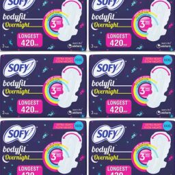 Bodyfit Overnight XXXL(3+3+3+3+3+3)18 Pads Sanitary Pad-image-24