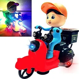 Food Delivery Motor Cycle with Light and Sound, 3+ Years-picture-24