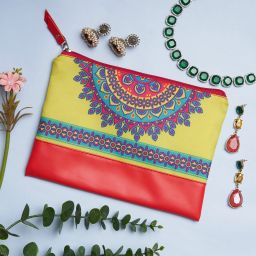 Girls Yellow Cosmetic Bag-image-3