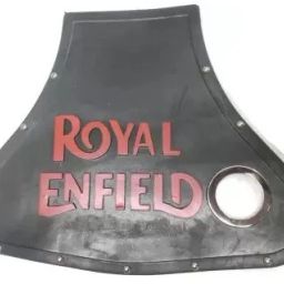 Front And Back Rear Mud Guard For Royal Enfield Classic(Black) Bike Engine Guard-3