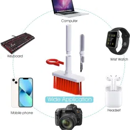 Crystal zone Keyboard Cleaner Cleaning Soft Brush Multi-Function Computer Cleaning Tools Kit for Laptops image 4