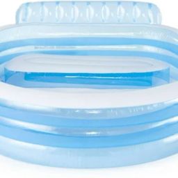 SWIM CENTER (IND*41) FAMILY LOUNGE LARGE PADDLING POOL WITH PUMP Inflatable Swimming Pool-43