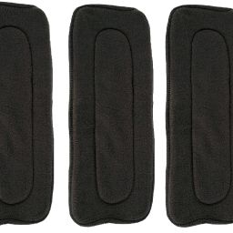 Premium 4 Layered Baby Charcoal Microfiber Diaper Insert - Thick- Heavy Absorption- Washable - Reusable - Mess Free - Usable upto longer durations-image-5