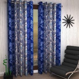 152 cm (5 ft) Polyester Semi Transparent Window Curtain (Pack Of 2)-19