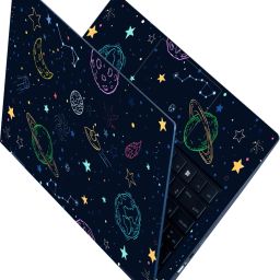 Anweshas Full Body Laptop Skin Sticker - Space Planet_Uv Self Adhesive Vinyl Laptop Decal 15.6-25