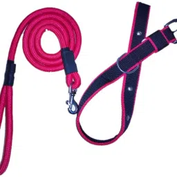 Dog Neck Collar Belts and Rope Set Waterproof Dog & Cat Collar & Leash-8