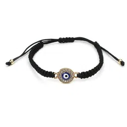 EL REGALO Unisex Black & Blue Charm Evil Eye Bracelet-image-40