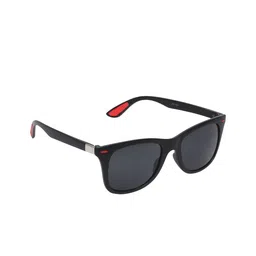 ALIGATORR Unisex Black Lens & Black Square Sunglasses with UV Protected Lens-43