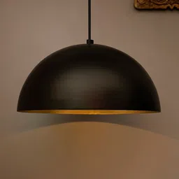 Homesake Black Solid Contemporary Smart Hanging Lamp-image-17