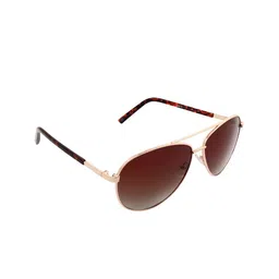 GIORDANO Unisex Brown Lens & Gold-Toned Aviator Sunglasses with Polarised Lens GA6012C02-image-27