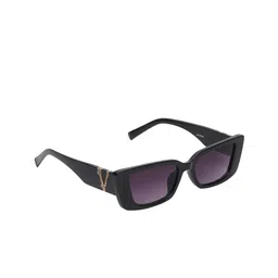 ALIGATORR Unisex Grey Lens & Black Rectangle Sunglasses with UV Protected Lens-14