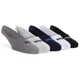 HRX by Hrithik Roshan Unisex Pack Of 5 Grey and black Shoe-Liner Socks-8