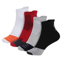 HRX by Hrithik Roshan Unisex Grey Pack of 4 Colourblocked Ankle-Length Socks-57