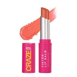SWISS BEAUTY Craze Tinted Sheer Weightless Lip Balm With Cocoa Butter - Fresh Orange-image-72