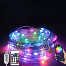 100 LEDs 5 m Multicolor Color Changing String Rice Lights-image-22