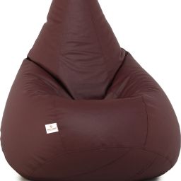 4XL Faux Leather Bean Bag for Adults with Premium Comfort Design Teardrop Bean Bag With Bean Filling-image-75