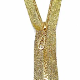 FANCY GOLD OPEN ZIPPER *1 Gold Plastic Open-ended Zipper-picture-15