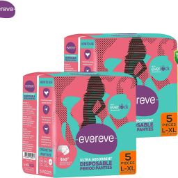 Ultra Absorbent, Heavy Flow Disposable Period Panties (5 Panties in Each Pack) Pantyliner-image-3