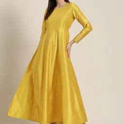 shae by sassafras Women Maxi Yellow Full Length Dress-picture-16