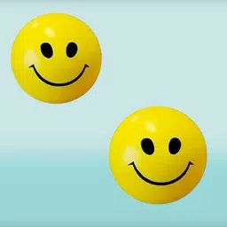 Smiley foam 21-cm for hand forearm exercise, smiley ball - 10 mm - 7 mm-image-34