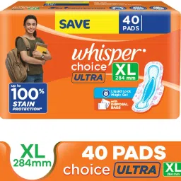 CHOICE ULTRA XL, UPTO 100% STAIN PROTECTION ALL DAY Sanitary Pad-image-37