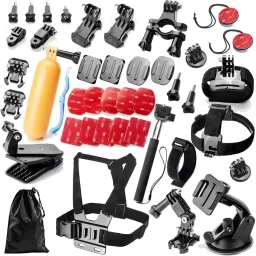Yantralay 40 in 1 Outdoor Sports Accessory Kit for Gopro Hero 5 4 3+ 3 2 1, SJCAM SJ4000 SJ5000, Yi & Other Action Cameras (41 Items) Strap-image-10