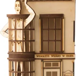 DIY Dollhouse Kit Diagon Alley Shop Miniature Weasleys' Wizard Wheezes-10
