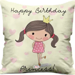 Home Decor & Birthday Gift for Sister Microfibre Toons & Characters Cushion Pack of 1-picture-21