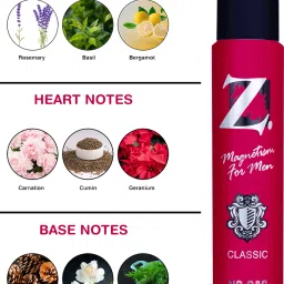 z - magnetism for men Classic Deodorant Spray-For Men image 3