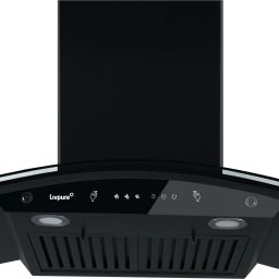Elega-60 Auto Clean Curved Glass 60 cm| 6 Years Motor Warranty|Heat Autoclean| Gesture Control| Baffle Filter|Powerful Suction | Low Noise Wall Mounted Black 1300 CMH Chimney-image-43