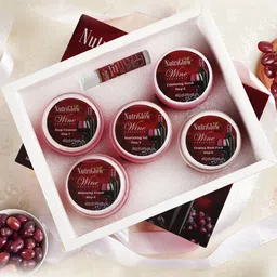 NutriGlow Sustainable Wine Facial Kit for Blemish Free Complexion with Jade Roller image 2