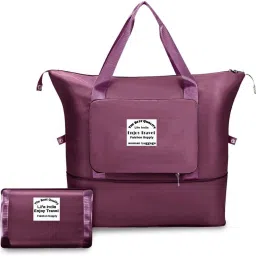 41 L Hand Duffel Bag - Lifeindia_ Expandable Travel Bags for Women, Duffle Bags for Women Luggage, - Maroon - Large Capacity-picture-9