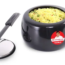 Taurus Hard Anodized Inner Lid 3 L Induction Bottom Pressure Cooker-0