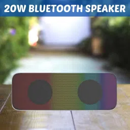 FRONY Shark (PORTABLE BLUETOOTH DESKTOP SPEAKER) With Stereo Sound & Long BatteryA19 20 W Bluetooth Laptop/Desktop Speaker-picture-29