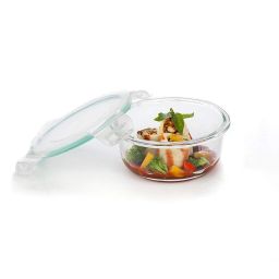 Leakproof Glass Lunch Box Microwave Safe Food Container For Fridge Office 1 Containers Lunch Box-0