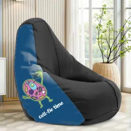 XXXL Cell-fie Time Printed Bean Bag Filled With Beans Teardrop Bean BagWith Bean Filling-30