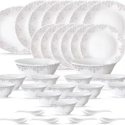 Pack of 33 Opalware Dinner Set-image-8