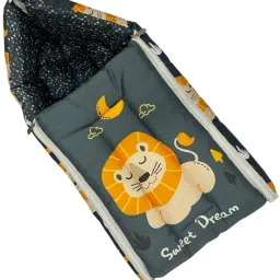 3 in 1 Sleeping Bag & Carry Nest, Cotton Baby Bedding for New Born & Infant Sleeping Bag-image-4