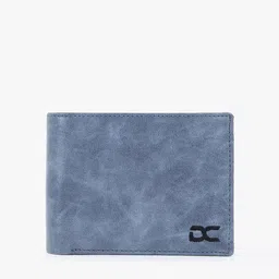 Dezire Crafts Men Blue Textured Two Fold Wallet-4