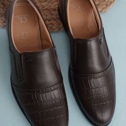 Carlton London Men Leather Slip-On Sneakers-image-37
