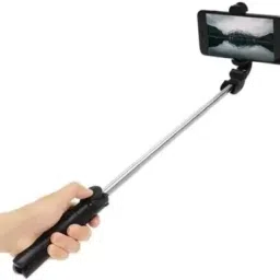 SANNO WORLD Handheld Foldable Mini Tripod Stand Foldable, selfie stick, tripod Bluetooth Selfie Stick-0