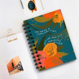 Wiro Binding | Spiral Diary Notebook For Office Use | Gift (5*7 Inch, 160 Pages) A5 Diary Unruled 160 Pages-16