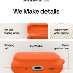 NECESORIES Silicone Pull String Headphone Case For Apple Airpods Pro 2 Generation image 4