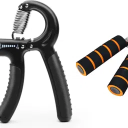 Combo Of Hand Gripper With Foam Hand Gripper for Men & Women Fitness Accessory Kit Kit-image-68