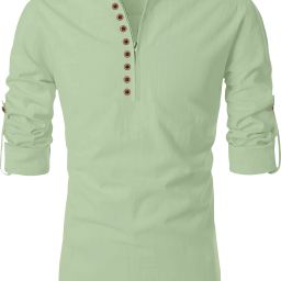Men Solid Pure Cotton Straight Kurta-image-97