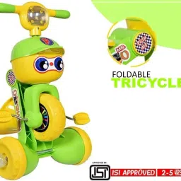 FOLDABLE RAMBO # SAFEST# FOR 2-5 YEARS Tricycle-image-73