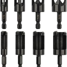 Woodworking Drill Bit Set Hex Shank Cutter Tool 8Pcs 8Pcs Universal Hex Woodworking Drill Tool Set Multi Size Specialty Woodworking Bits Set-11